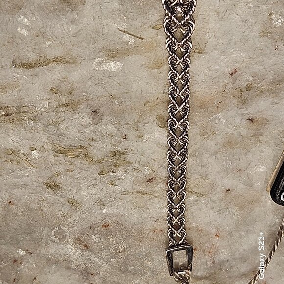 RARE CLASSIC CRISTIAN GENEVE DIAMOND 14K WHITE GOLD ROPE QUARTZ MOVEMENT WATCH - Picture 4 of 16